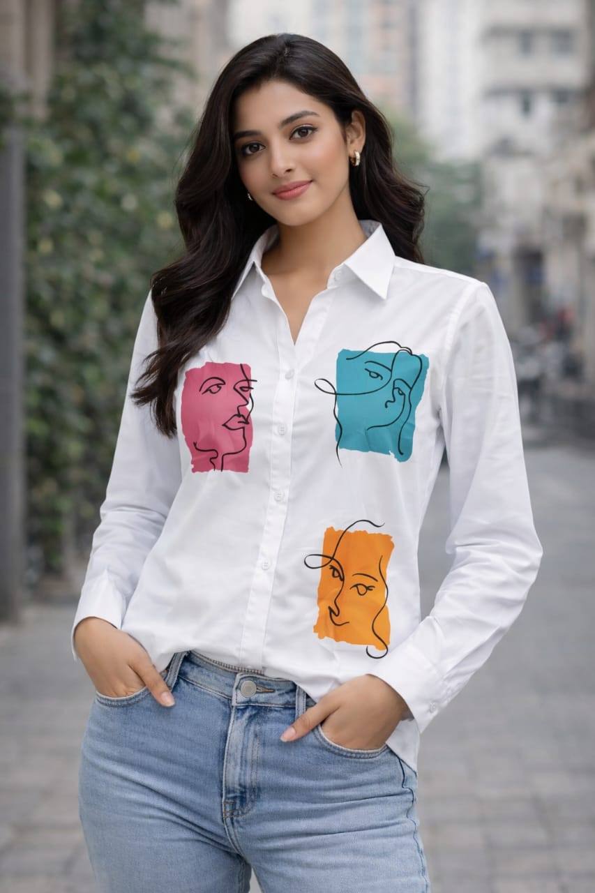 LADIES PRINTED BLOUSE