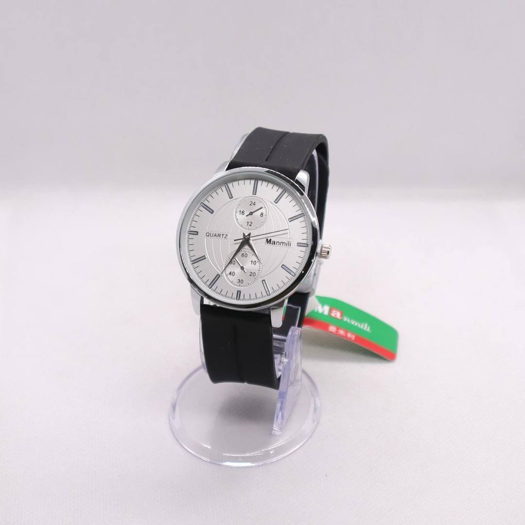 MANMILI BRAND MAGNET LOCK RUBBER STRAP WATCHES FOR MEN