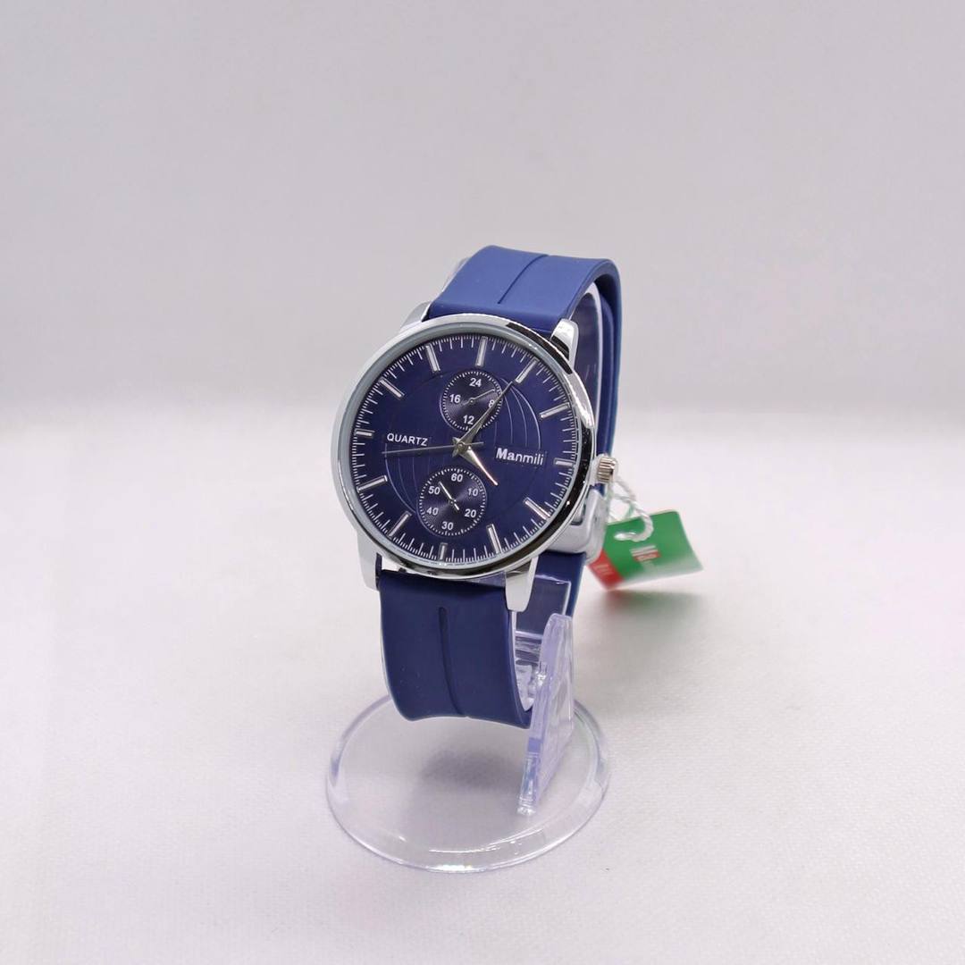 MANMILI BRAND MAGNET LOCK RUBBER STRAP WATCHES FOR MEN