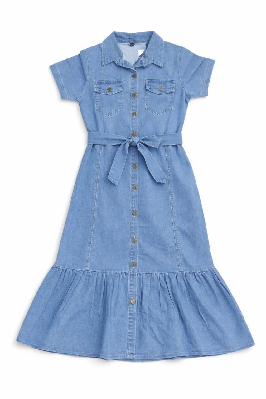 LADIES DENIM FROCK AVAILABLE