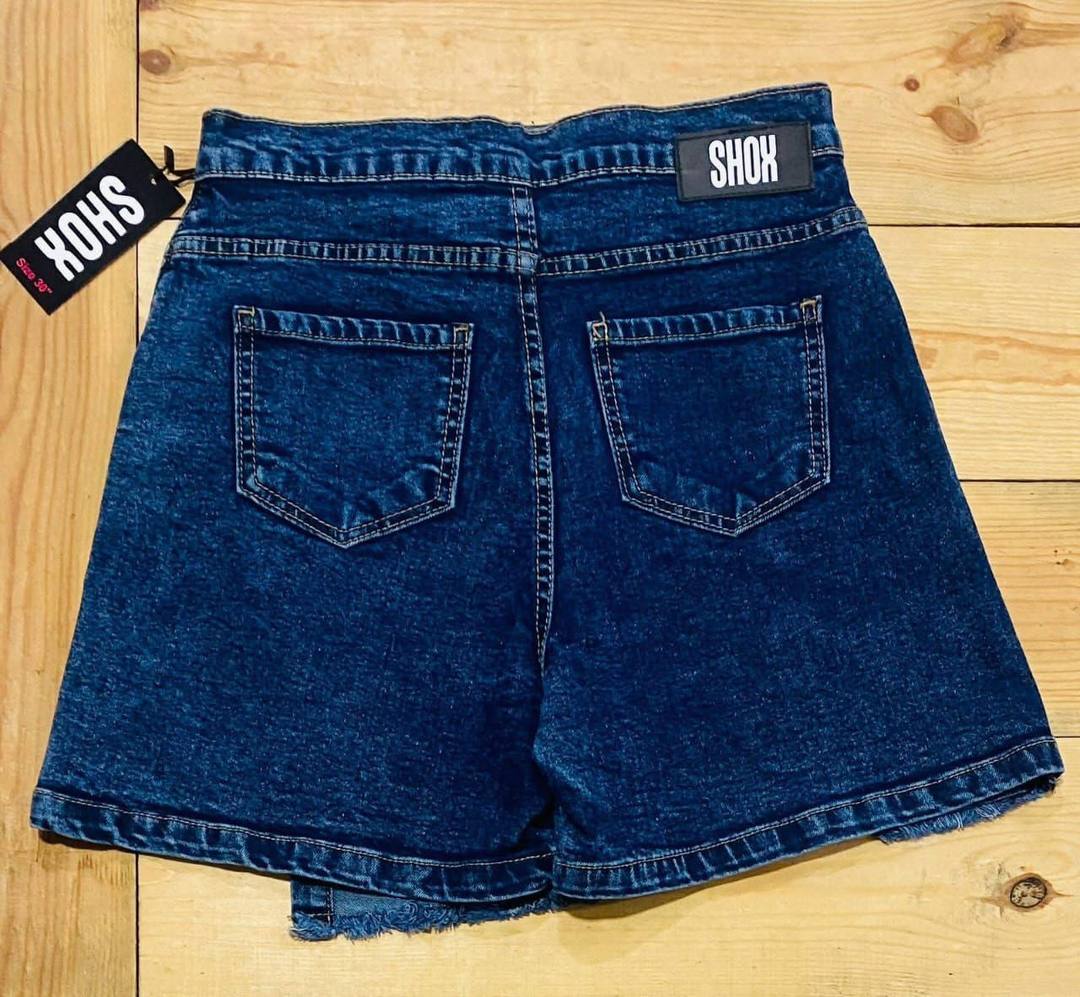 LADIES DENIM SHORT SKIRT
