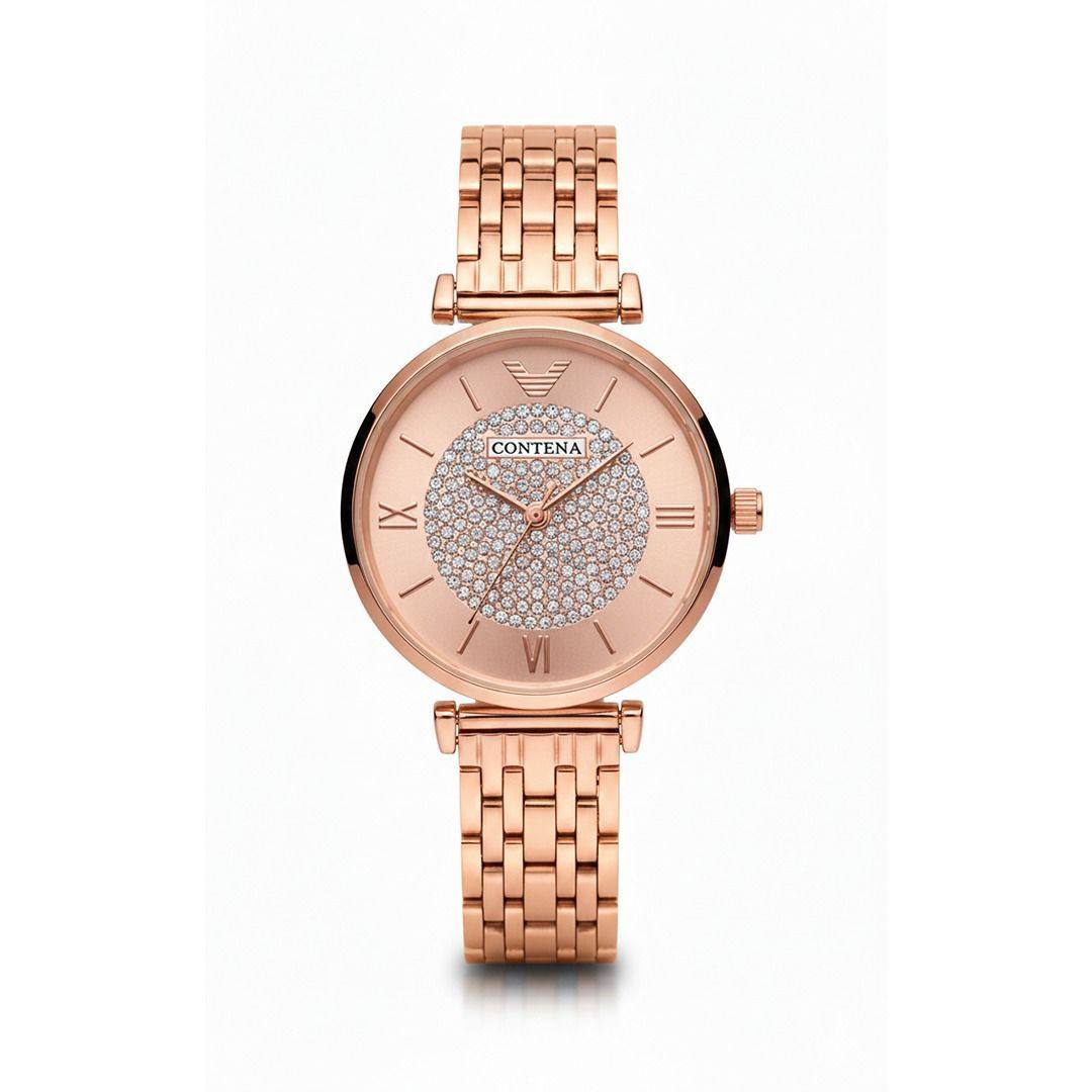 CONTENA LUXURY STEEL WATCHES FOR WOMEN