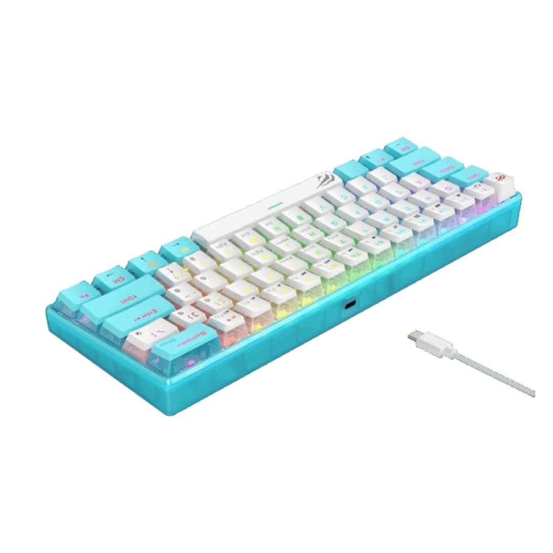 HAVIT KB903L GAMING SERIES GAMING KEYBOARD ( BLUE AND WHITE )