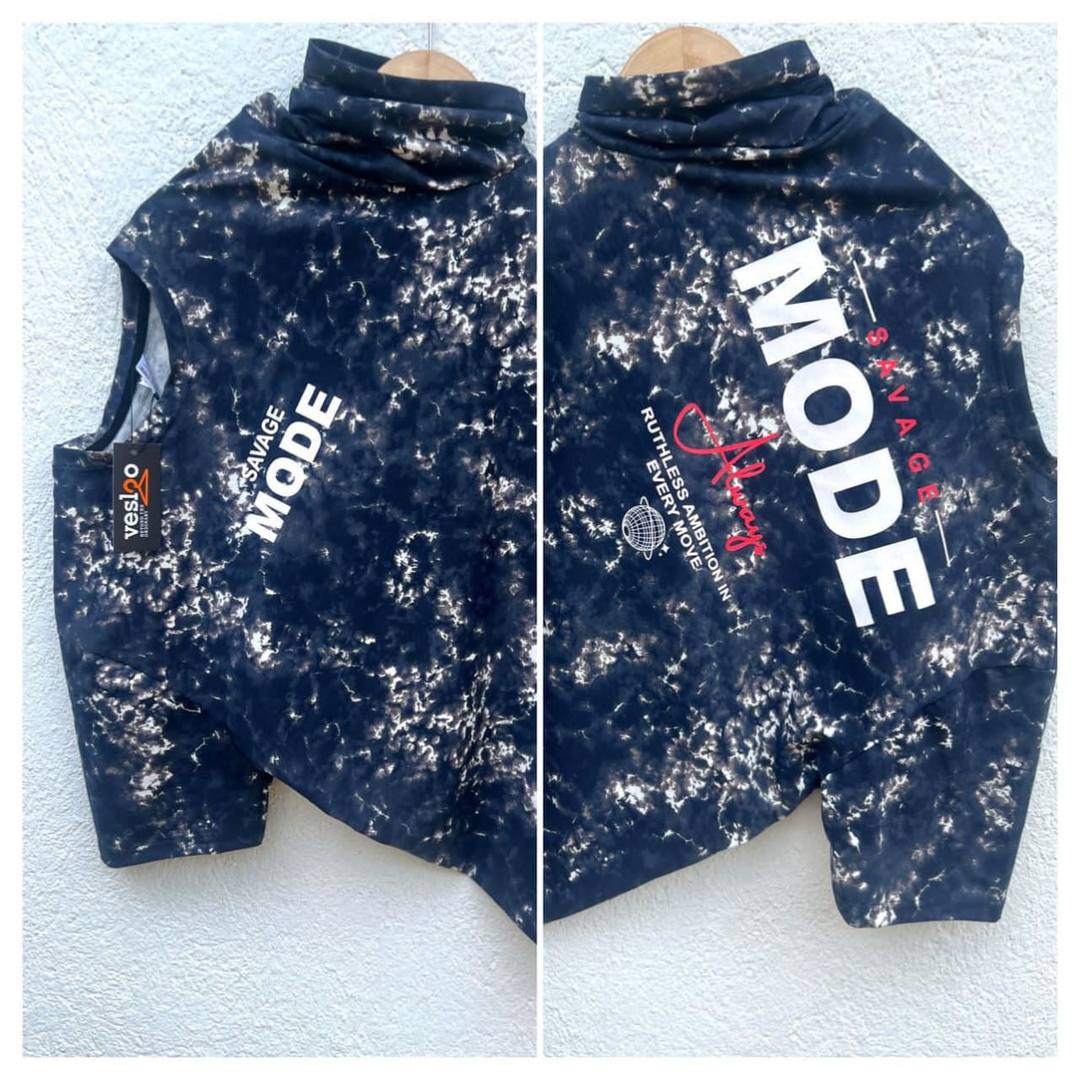 ACID WASH BACK PRINT T-SHIRT