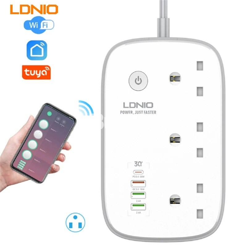 LDNIO WIFI SMART POWER EXTENSION STRIP PLUG SOCKET - SCW3451