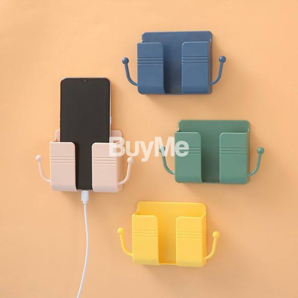 WALL MOUNT PHONE HOLDER WITH ADHESIVE TAPE