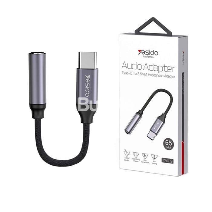 YESIDO TYPE C TO 3.5MM HEADPHONE ADAPTER YAU19