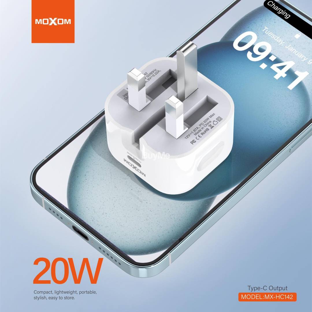 MOXOM MX-HC142 USB-C 20W POWER ADAPTER