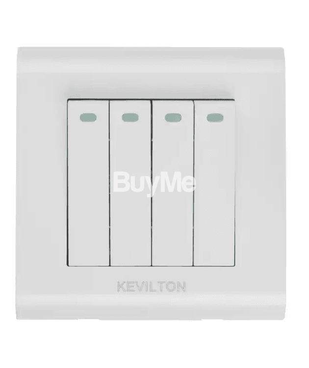 4 GANG SWITCH – MODULAR WHITE