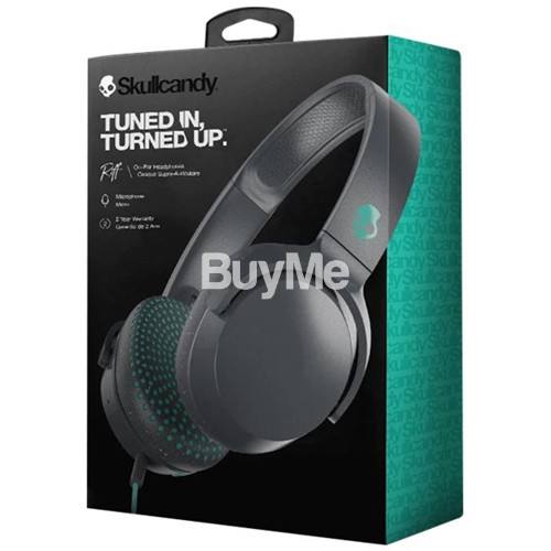SKULLCANDY S5PXY L637 RIFF ON-EAR HEADPHONES WITH MICROPHONE