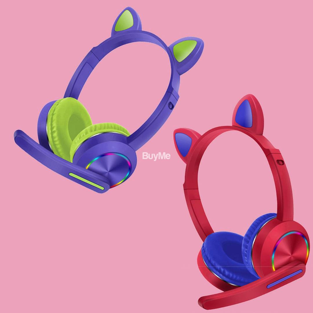 WIRELESS CAT EAR SHAPE HEADPHONE WITH MIC AKZ K23