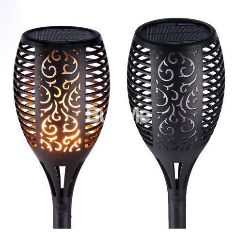 LED SOLAR GARDEN LIGHT WITH FLICKERING FLAME