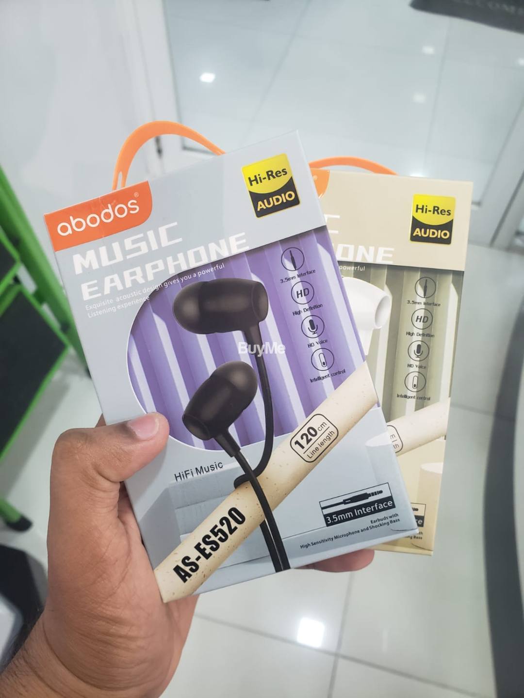 ABODOS 3.5MM WIRED IN EAR HANDSFREE AS-ES520