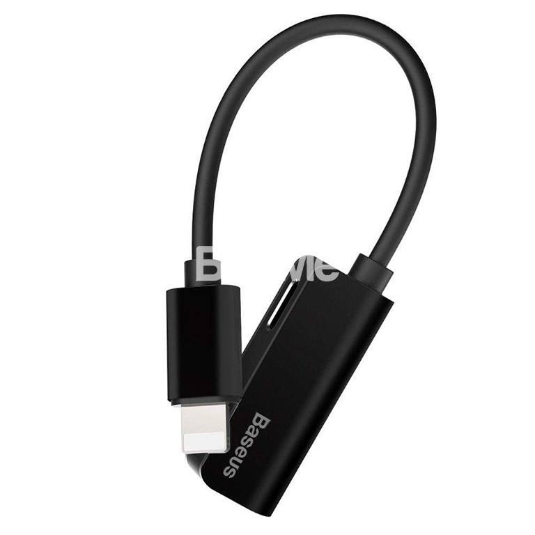 BASEUS IP MALE TO IP+IP FEMALE ADAPTER L37