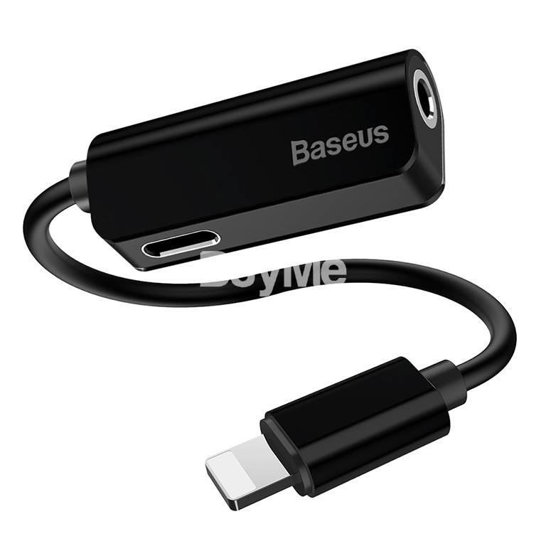 BASEUS L32 IP MALE TO 3.5MM+IP FEMALE ADAPTER