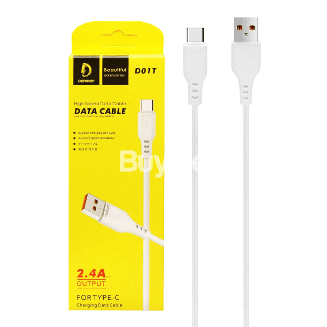 DENMEN TYPE C DATA CABLE 2.4A D01T