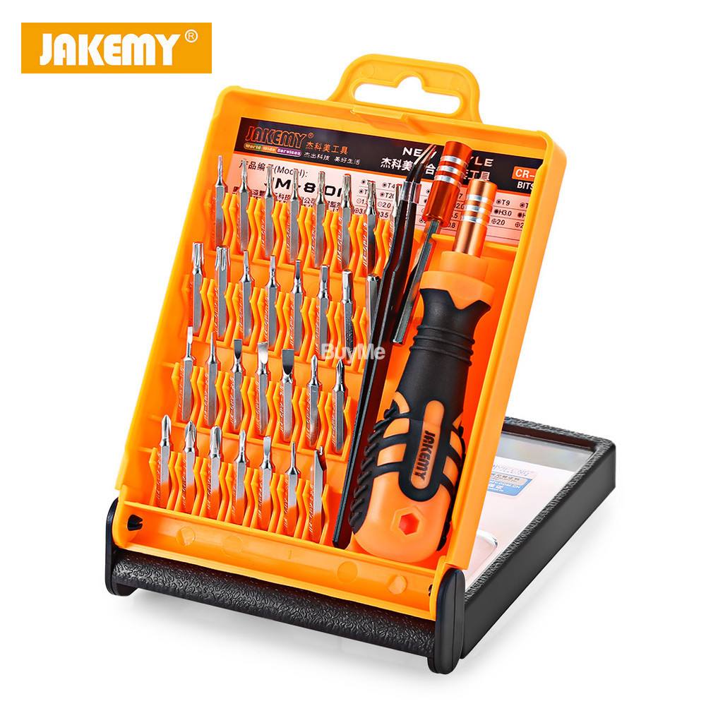 JAKEMY 32 IN 1 SCREWDRIVER REPAIR TOOLS KIT JM 8100