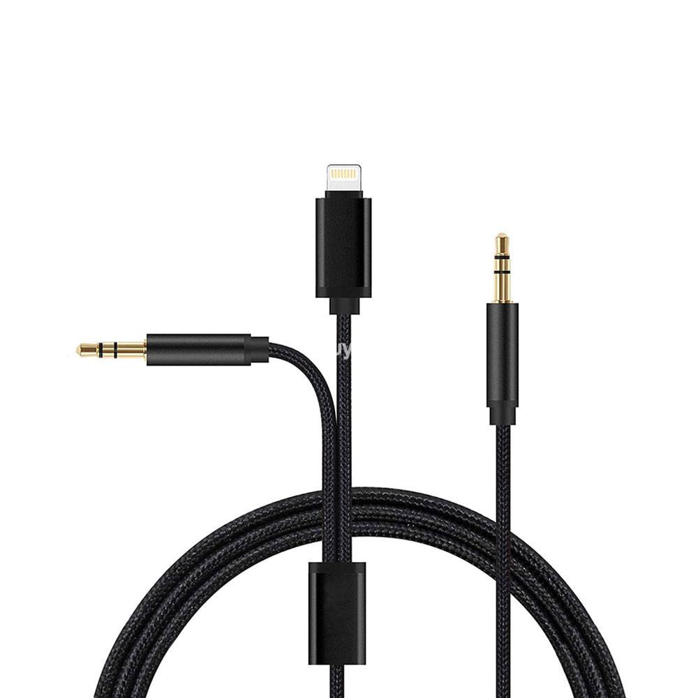 JH-039 IOS AND ANDROID 2 IN 1 AUX AUDIO CABLE