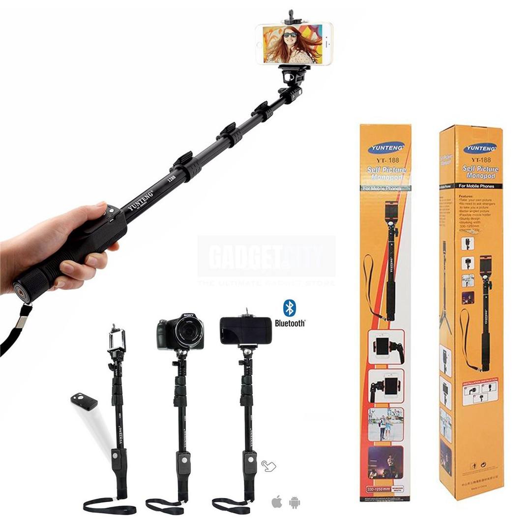 YUNTENG YT 1288 BLUETOOTH SELFIE STICK WITH REMOTE