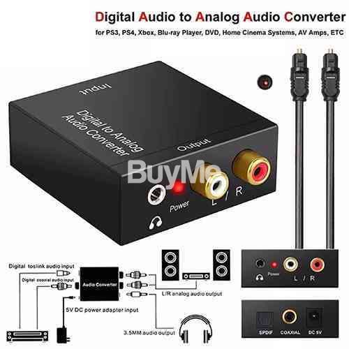 DIGITAL TO ANALOG AUDIO CONVERTER