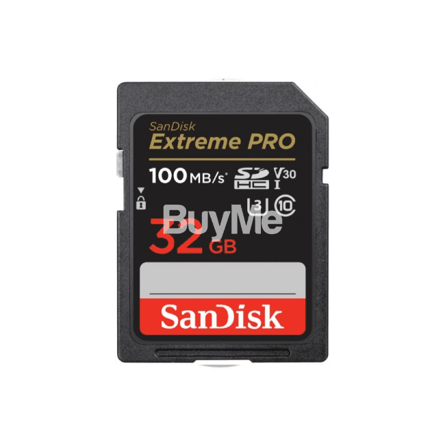 SANDISK EXTREME PRO 32GB SD CARD (LIFETIME)