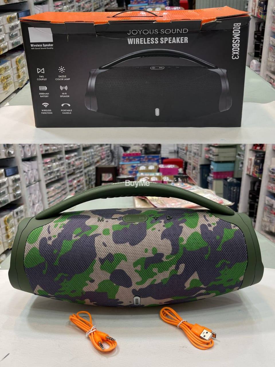 BOOMSBOX3 HIGH BASS PORTABLE WIRELESS SPEAKER