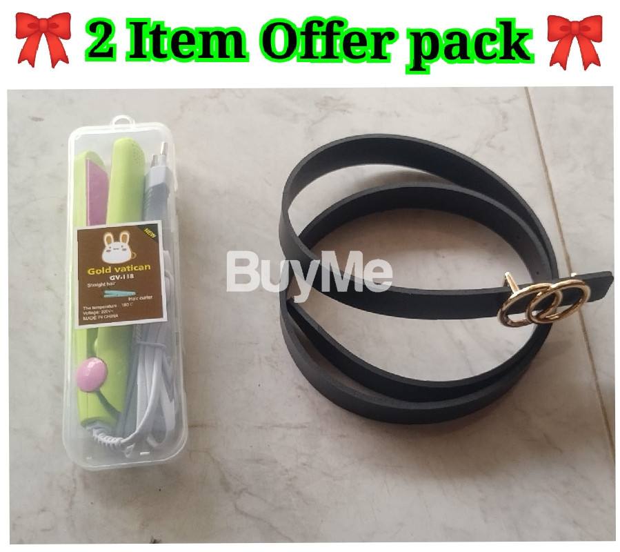 MINI STRAIGHT MACHINE &. DOUBLE RING BELT