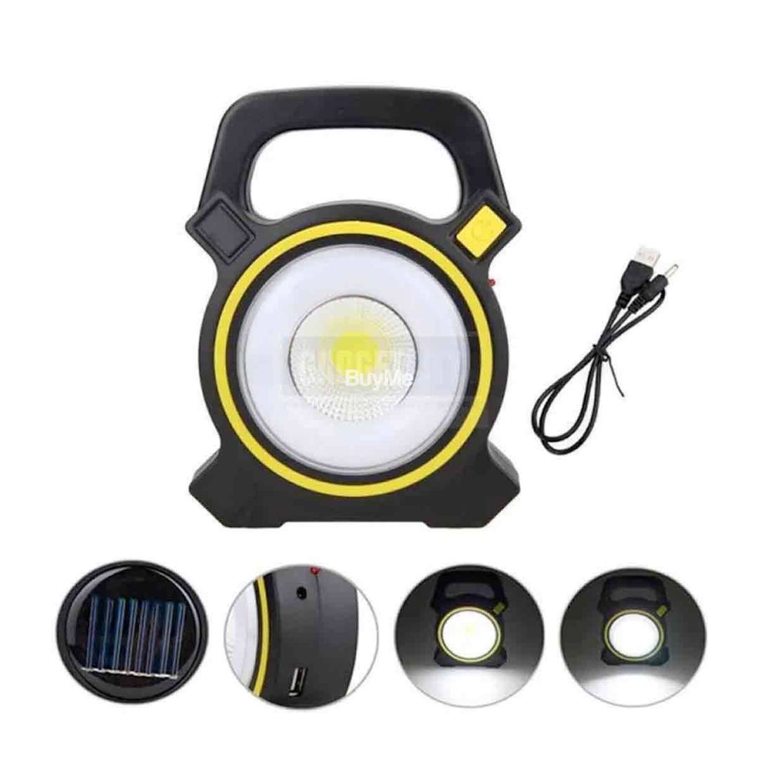 RECHARGEABLE SOLAR COB WORK LIGHT JY819A