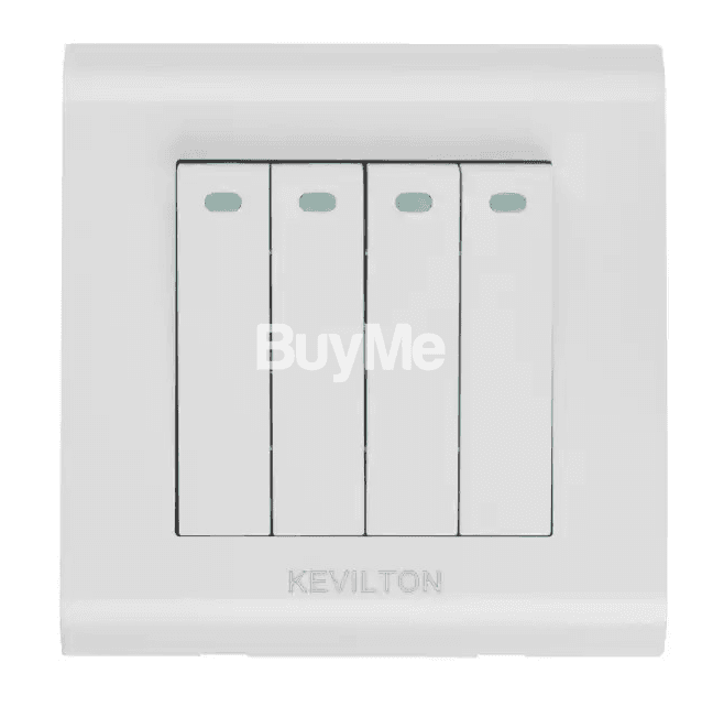 4 GANG 2 WAY SWITCH – MODULAR WHITE