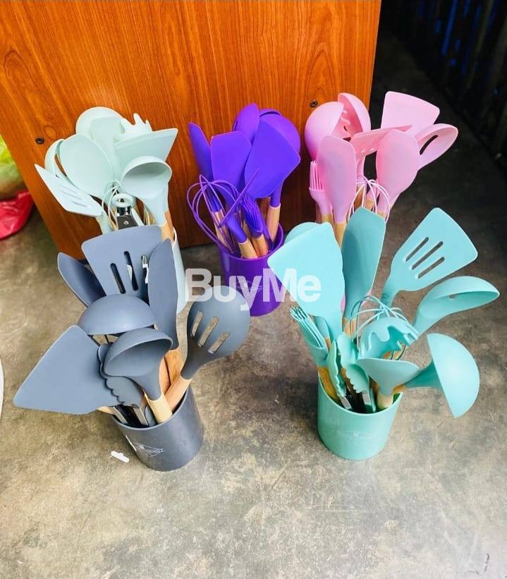 SPATULA SPOON SET, KITCHEN UTENSIL NON STICK SET