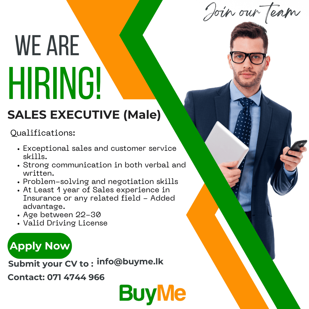 SALES EXECUTIVE -URGENT HIRING