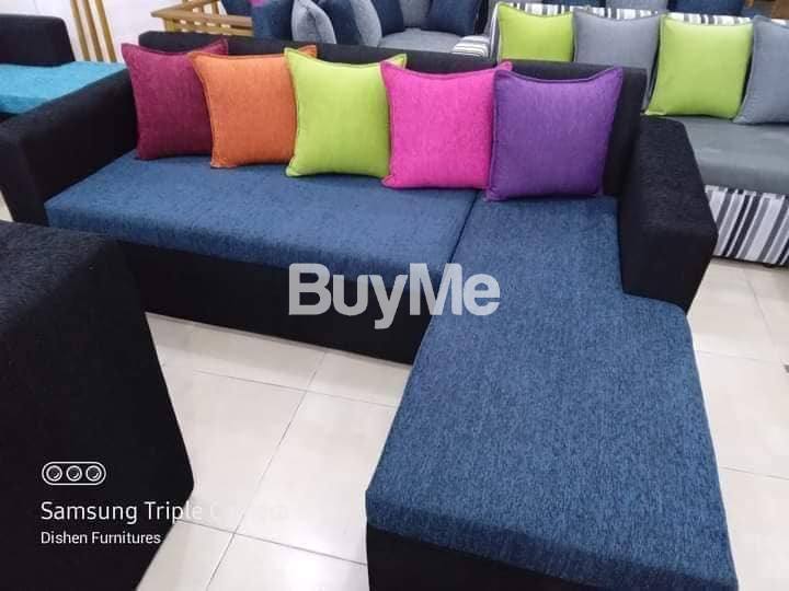 L SHAPE SOFA SET - 11