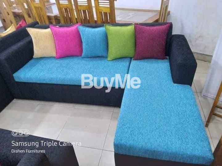 L SHAPE SOFA SET - 19