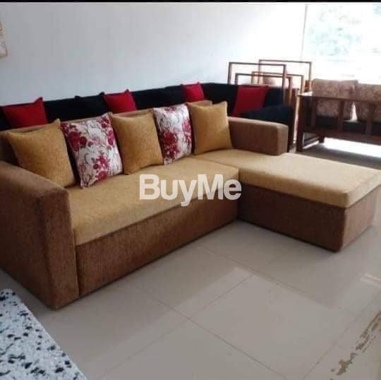 L SHAPE SOFA SET - 22