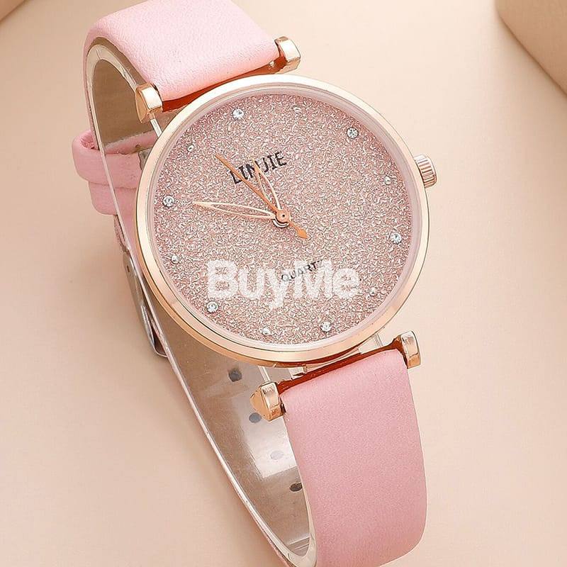 LIGHT PINK COLOUR LADIES WATCH