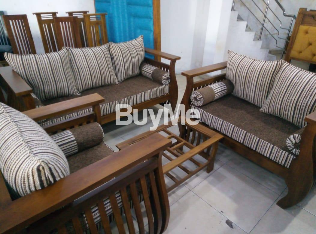 MODERN WOODEN SOFA SET - 39