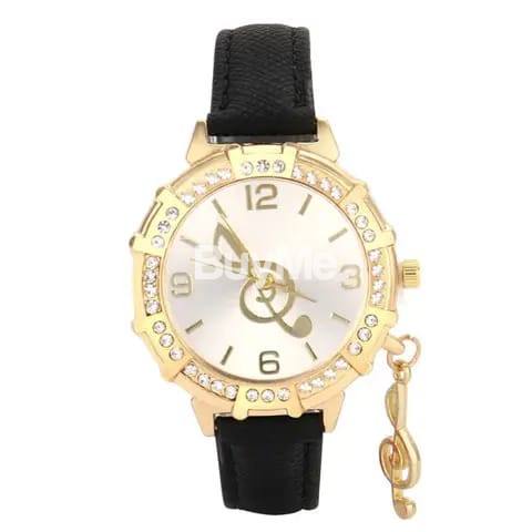 BLACK & GOLD COLOUR WATCH