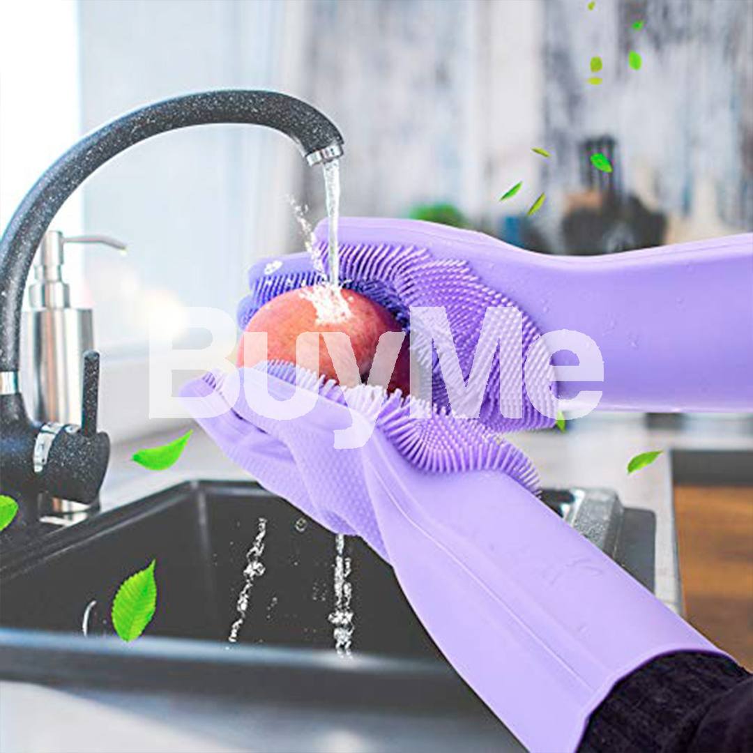 CLEANING SILICON SPONGE GLOVES