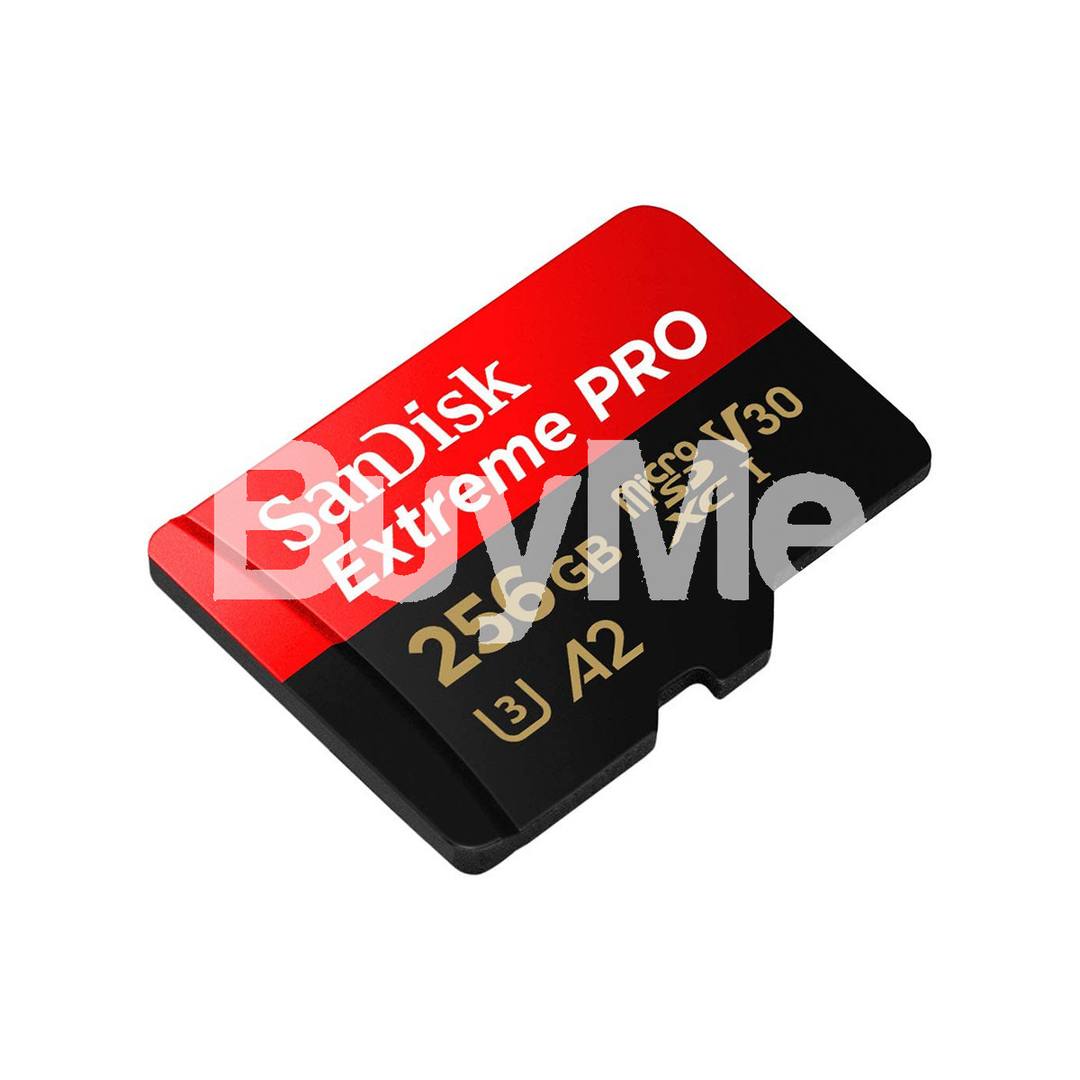 256GB SANDISK EXTREME PRO MICRO SD MEMORY CARD (LIFETIME)