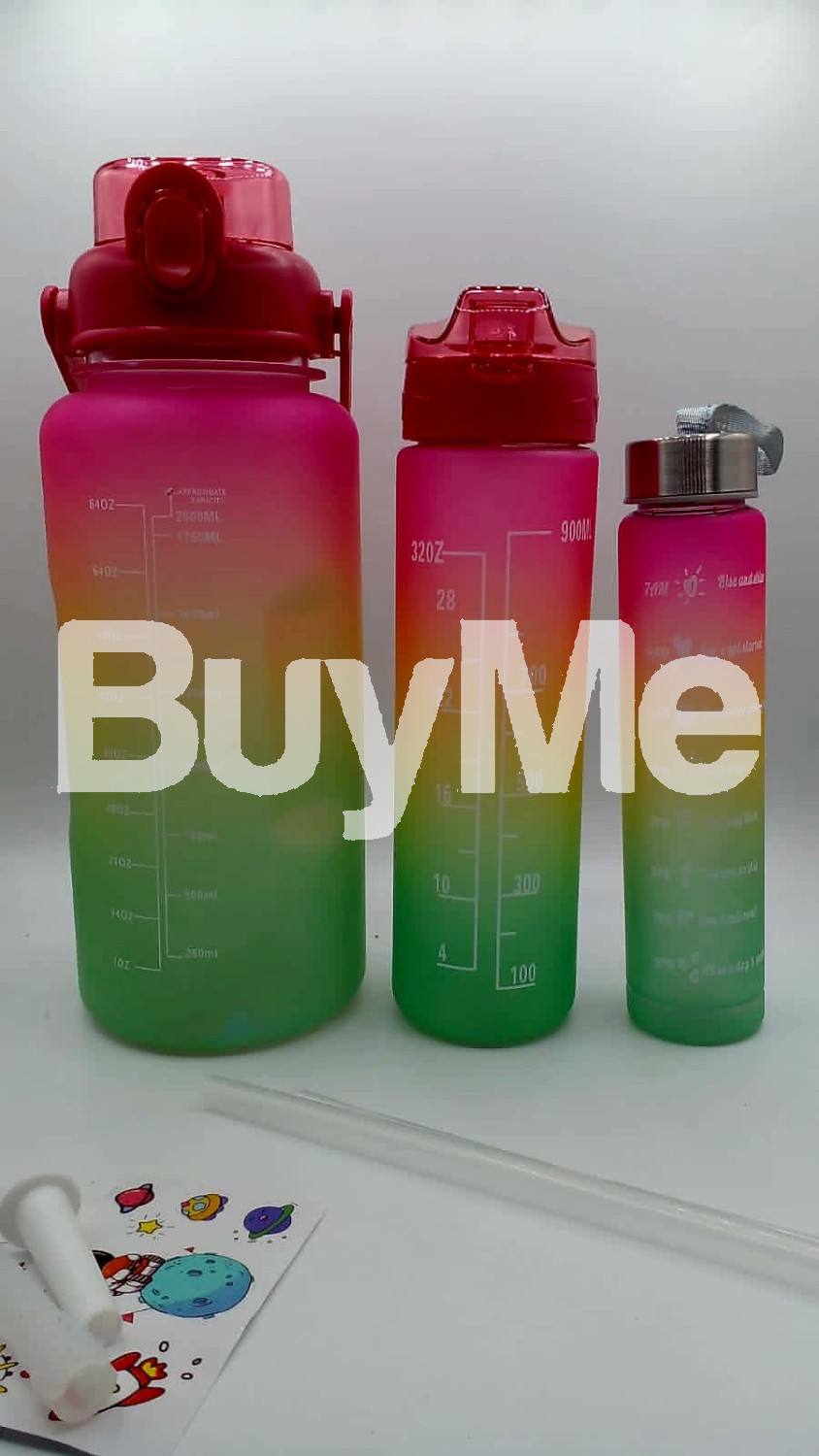3PCS/SET LARGE CAPACITY WATER BOTTLE SET