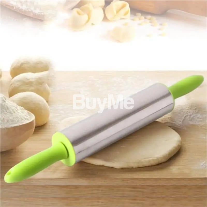 STAINLESS STEEL ROLLING PIN - NON STICK PASTRY ROLLER