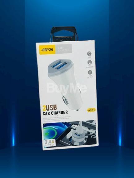 ASPOR 2 USB CAR CHARGER