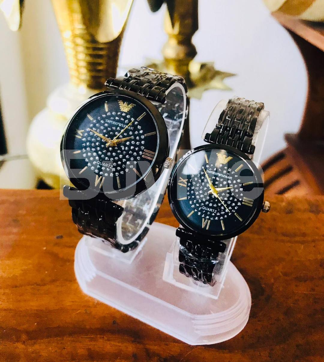 COUPLE WATCHES - BLACK COLOUR