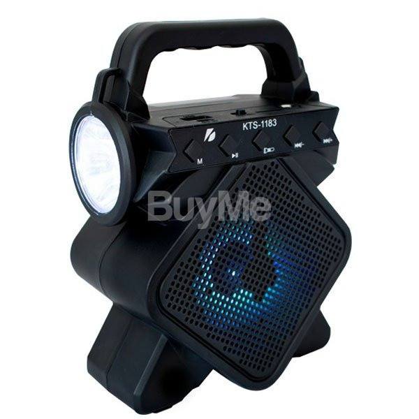 KTS-1183 PORTABLE WIRELESS BLUETOOTH TORCH LIGHT SPEAKER