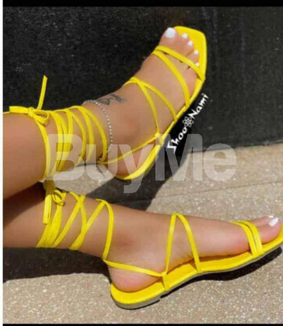 LADIES SLIPPERS - YELLOW