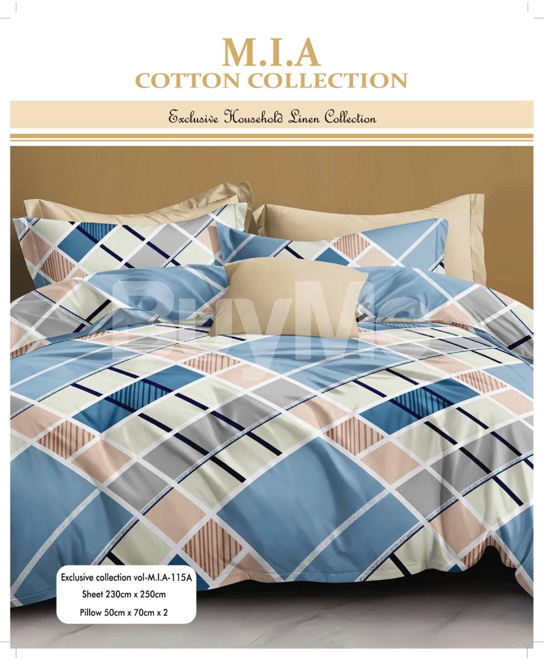M.I.A BEDSHEET (PRINTED) KING SIZE