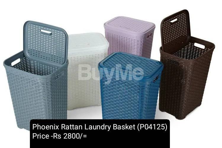 PHOENIX RATTAN LAUNDRY BUCKET