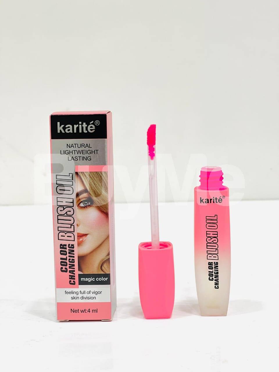 MAGIC BLUSH OIL BLUSH CHANGES COLOR | NATURAL LIGHTWEIGHT LASTING | KARITE PINK