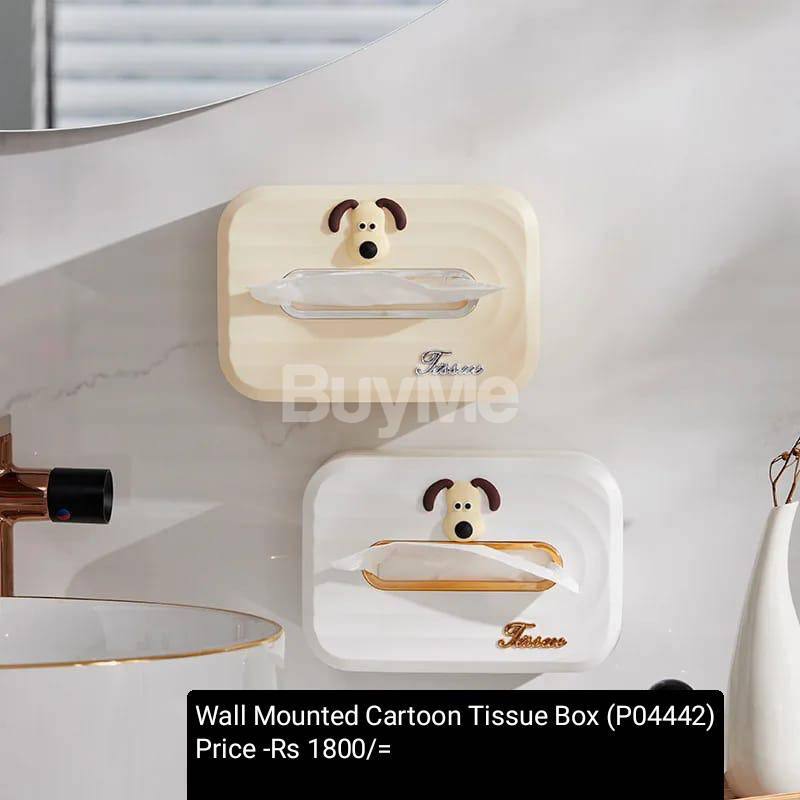 WALL MOUNTED CARTOON TISSUE BOX
