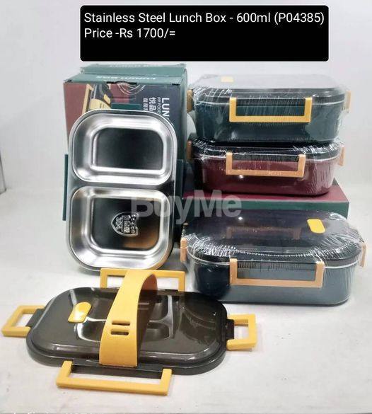 STAINLESS STEEL LUNCH BOX - 600ML